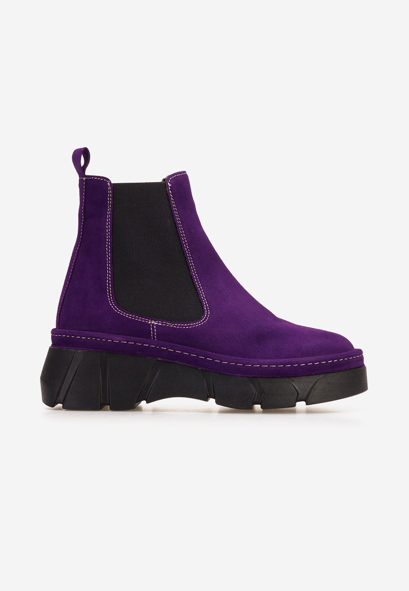Stivaletto chelsea donna Avelyn V2 Viola