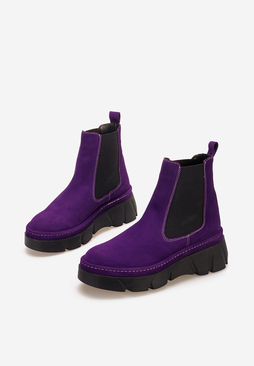 Stivaletto chelsea donna Avelyn V2 Viola