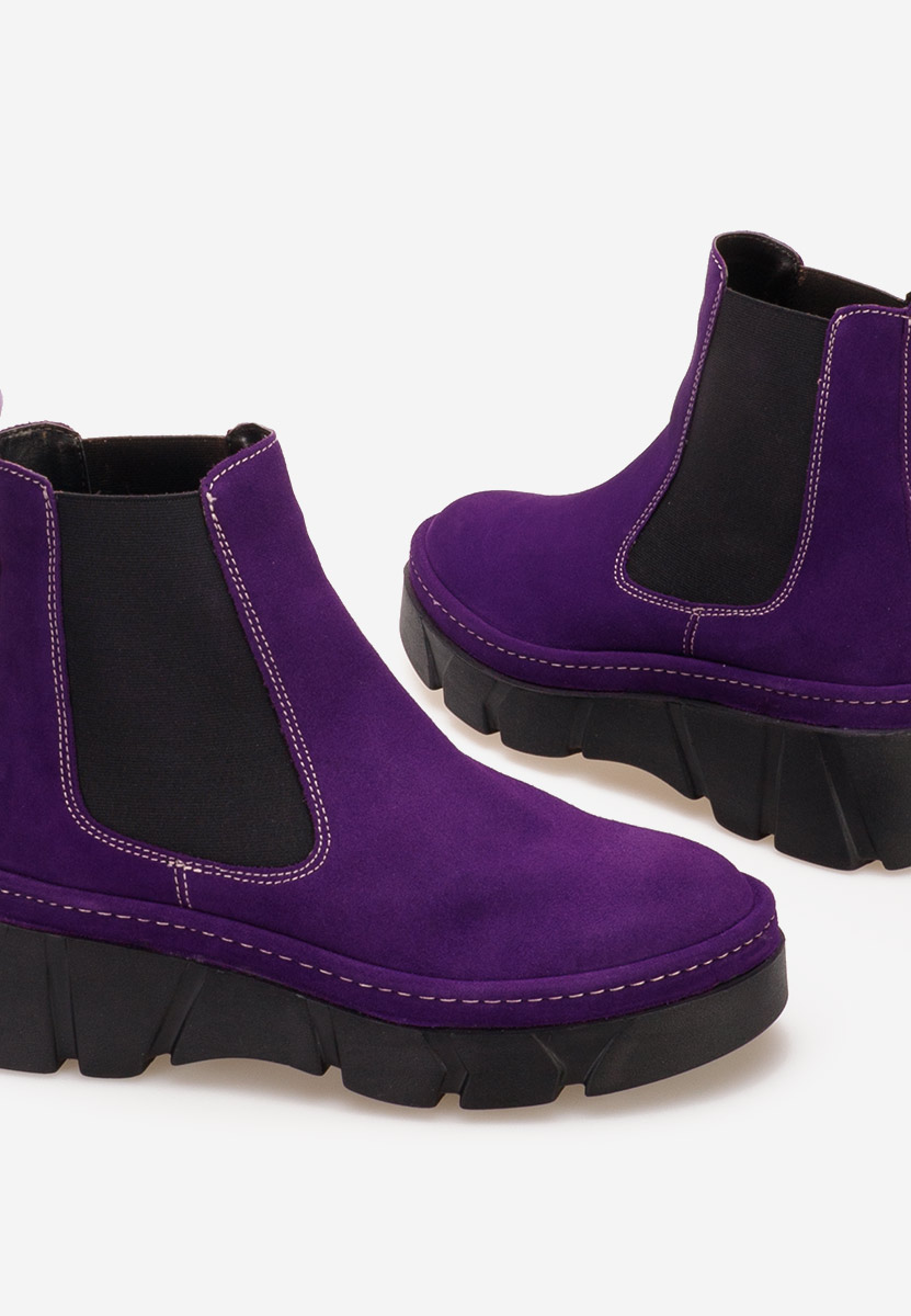 Stivaletto chelsea donna Avelyn V2 Viola