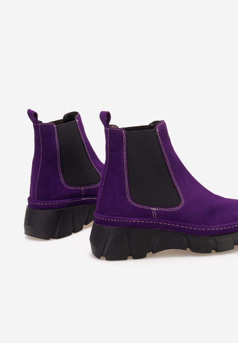 Stivaletto chelsea donna Avelyn V2 Viola