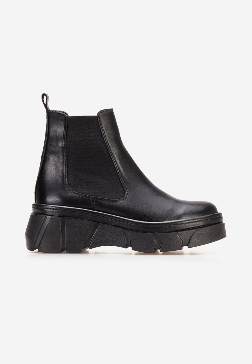 Stivaletto chelsea donna Avelyn Nero