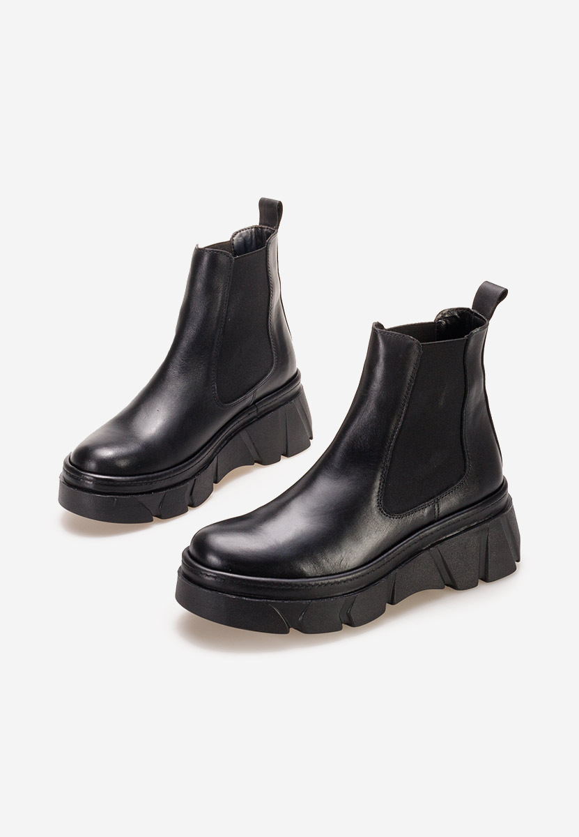 Stivaletto chelsea donna Avelyn Nero