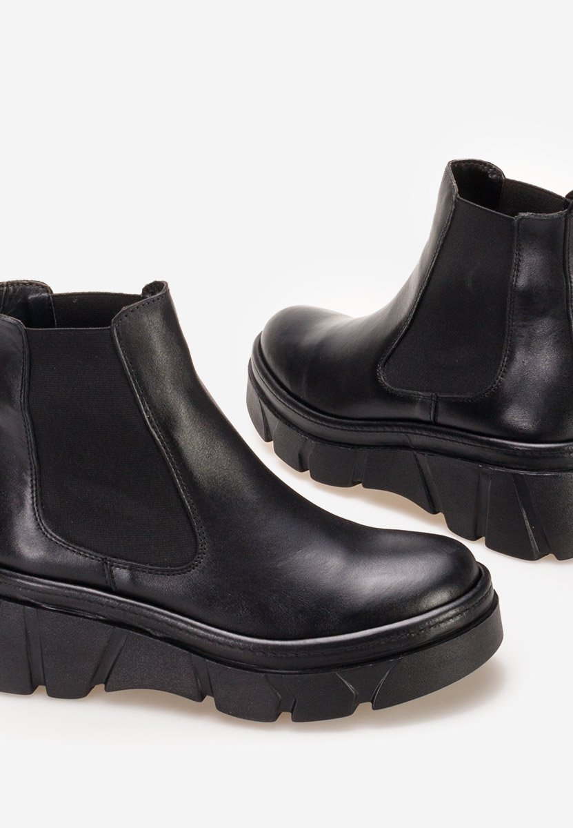 Stivaletto chelsea donna Avelyn Nero