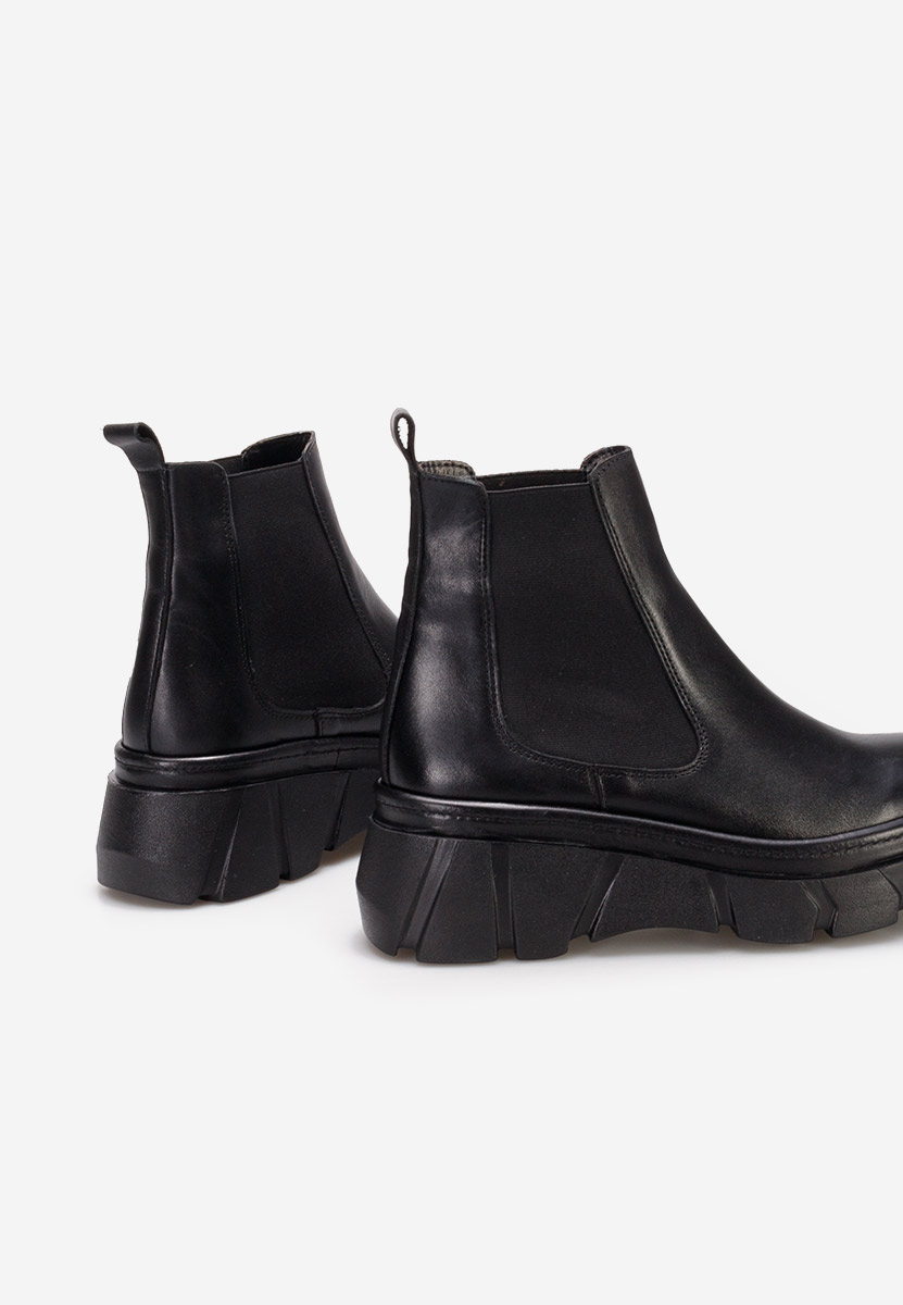 Stivaletto chelsea donna Avelyn Nero