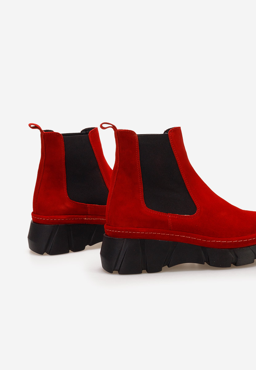 Stivaletto chelsea donna Avelyn V2 Rosso