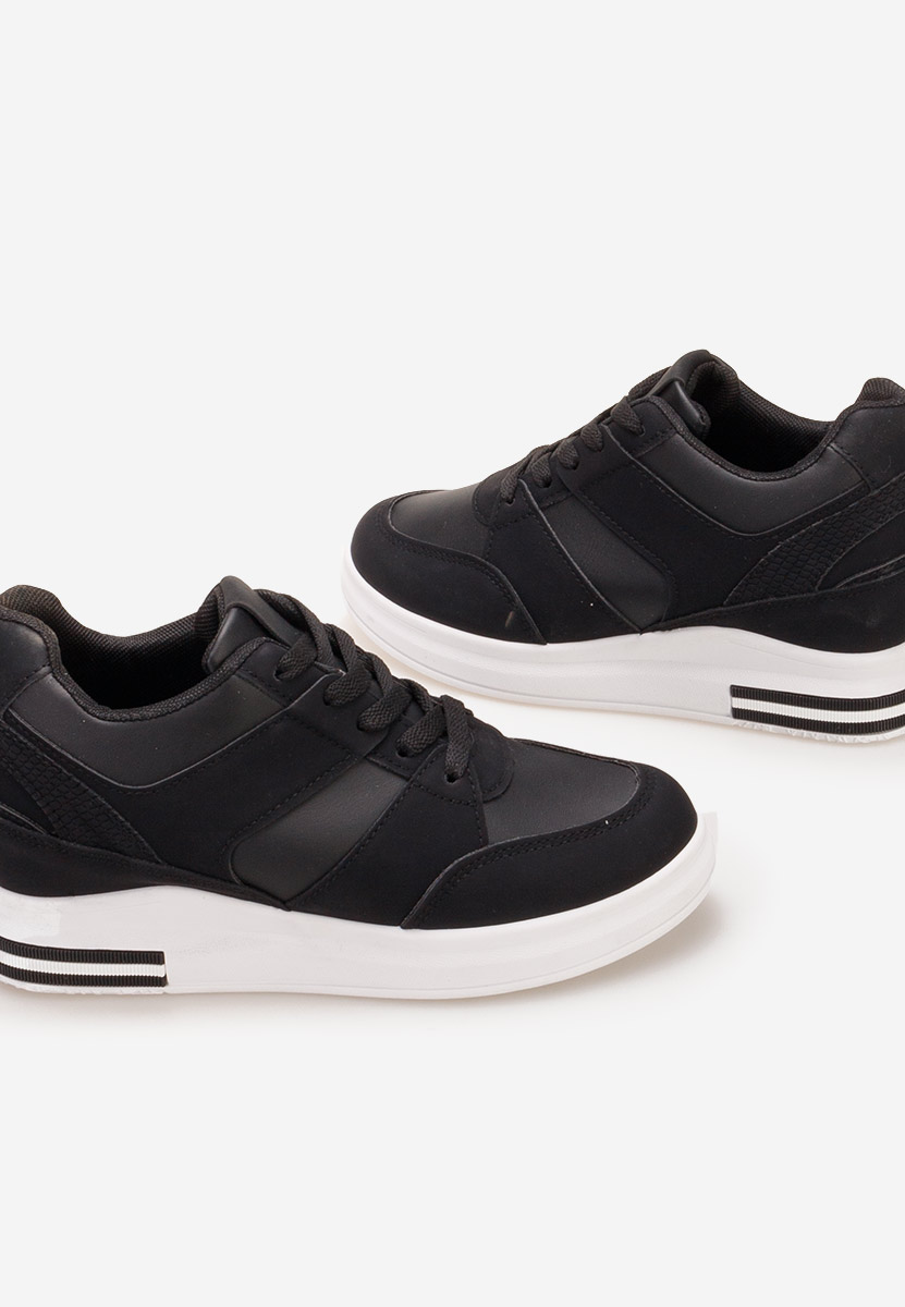 Sneakers con zeppa Kelyna nero