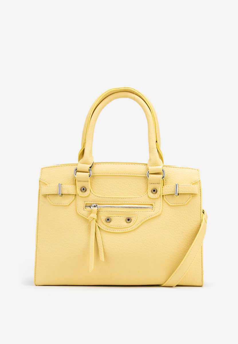 Borsa a mano Lentia gialla