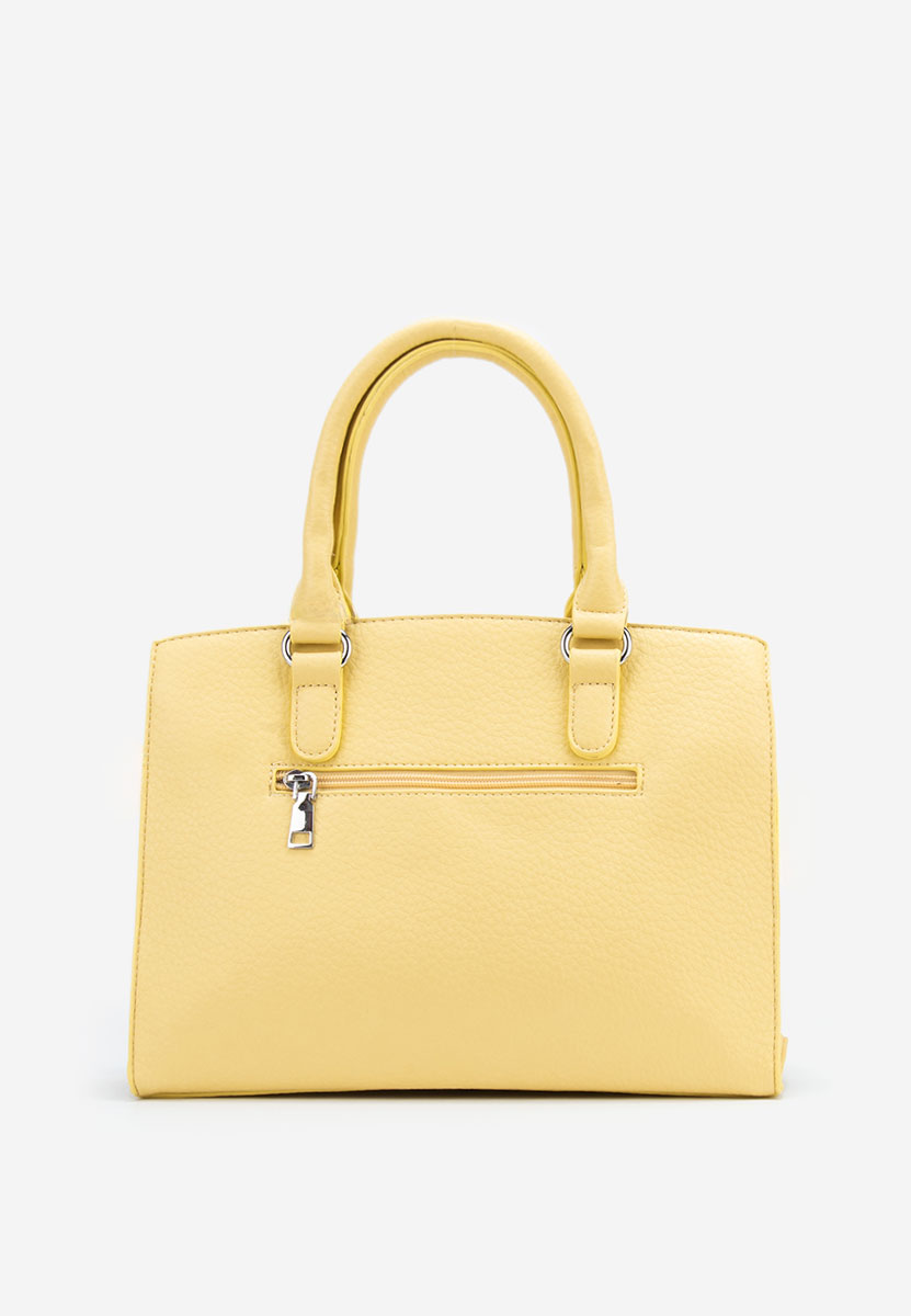Borsa a mano Lentia gialla