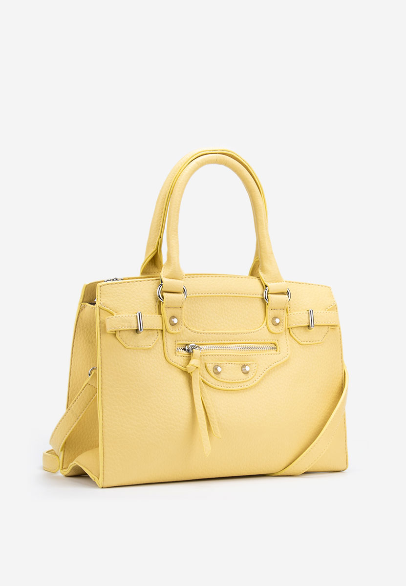 Borsa a mano Lentia gialla