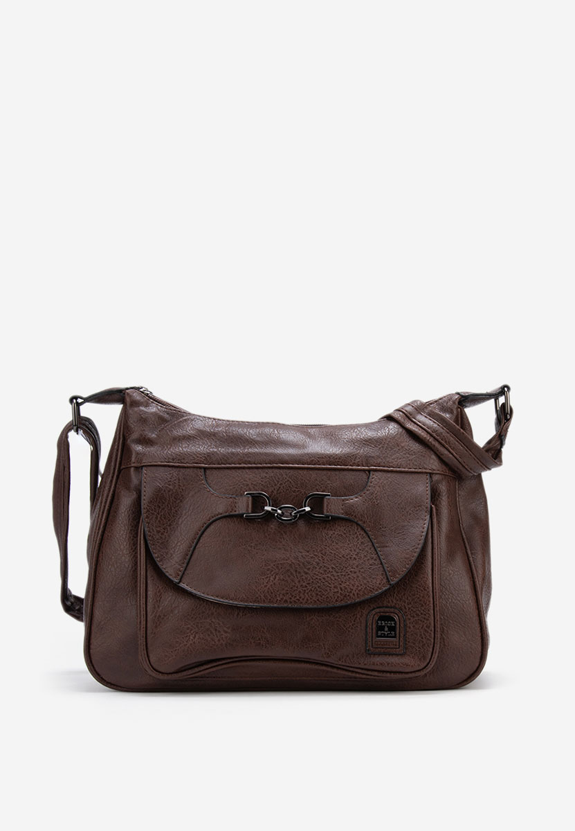 Borsa a spalla Vesola V2 marrone