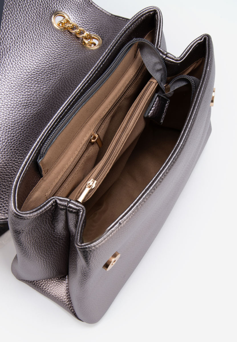 Borsa a spalla Opal grigio