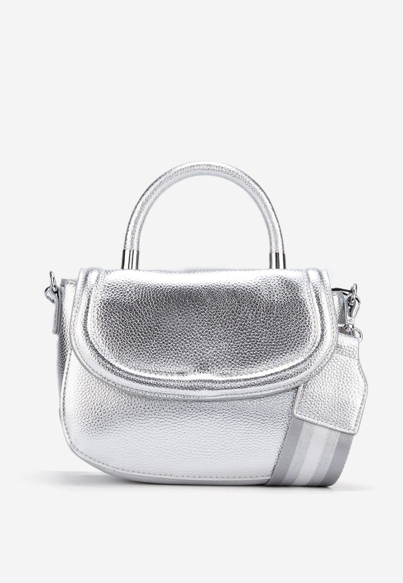 Borsa a spalla Julima argento