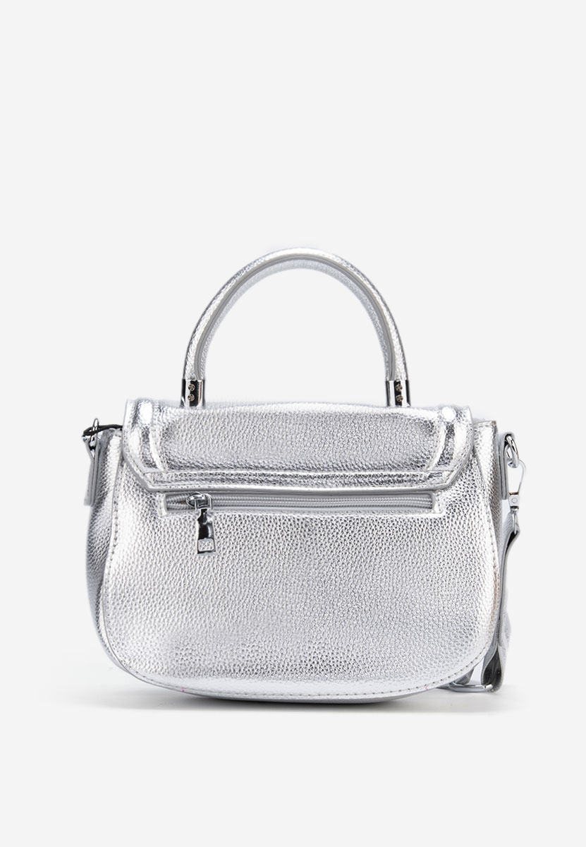 Borsa a spalla Julima argento