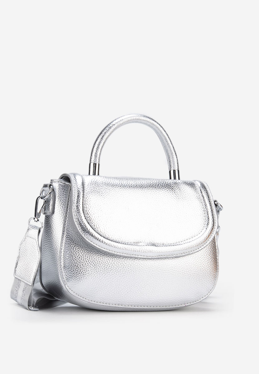 Borsa a spalla Julima argento