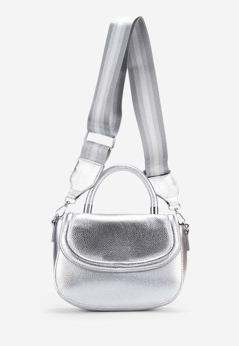 Borsa a spalla Julima argento