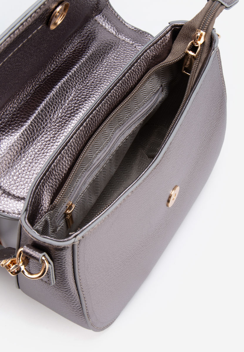 Borsa a spalla Julima grigio