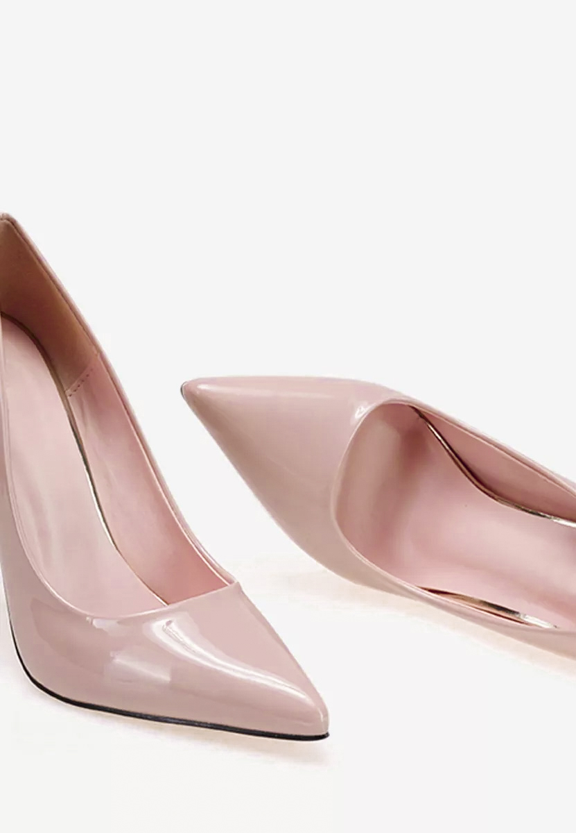 Décolleté in vernice Antella B beige