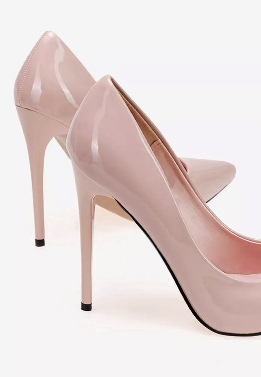 Décolleté in vernice Antella B beige