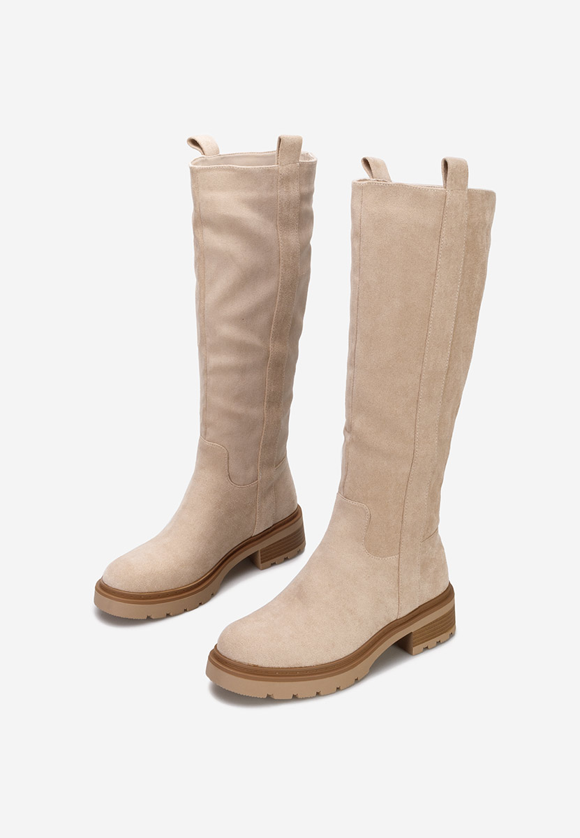 Stivali bassi donna Arisana beige