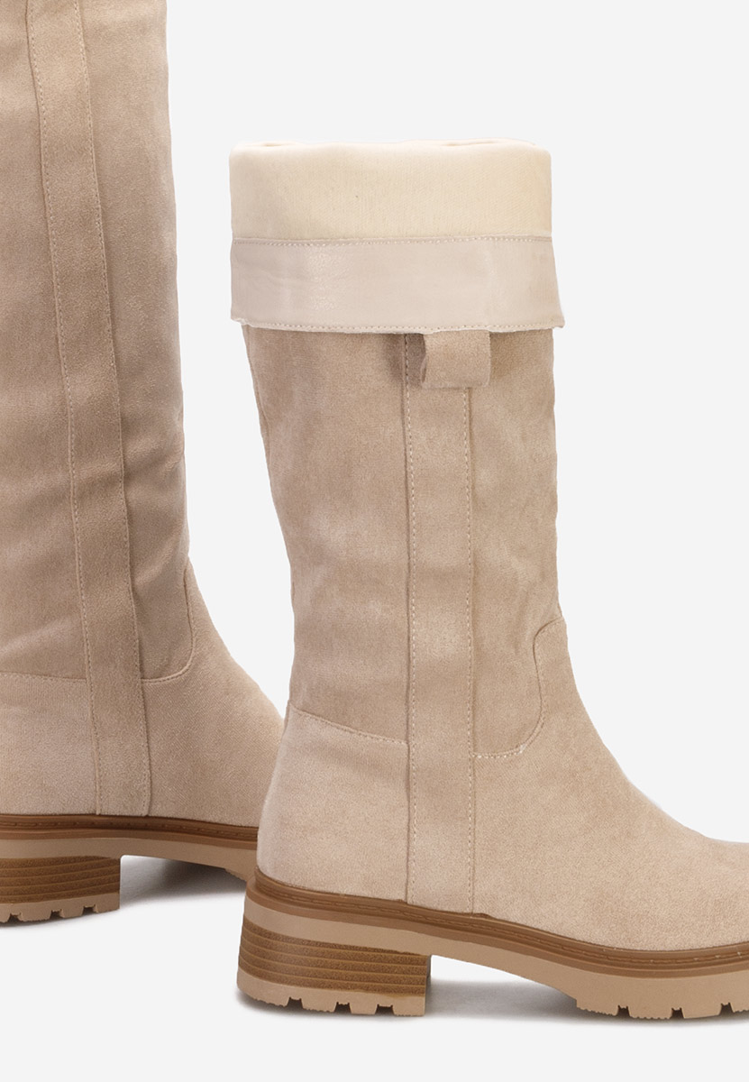 Stivali bassi donna Arisana beige