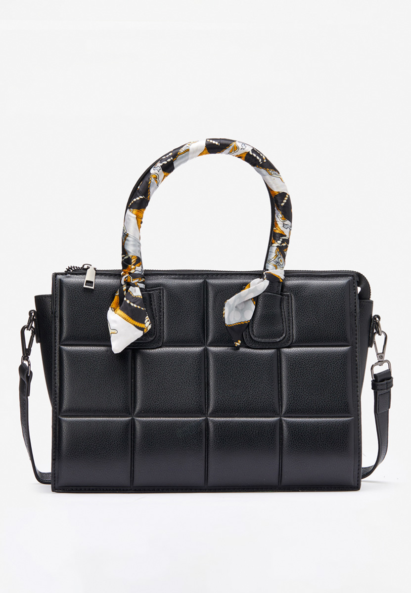 Borsa a mano Selenite nera