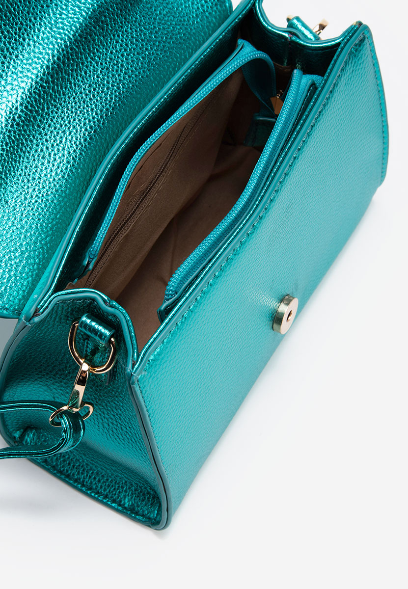 Borsa a mano Genteel turchese