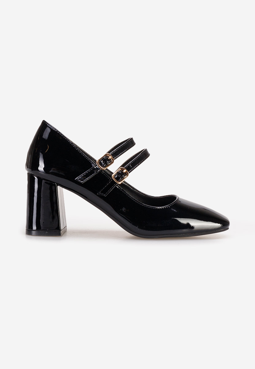 Décolleté tacco largo Zerena nero