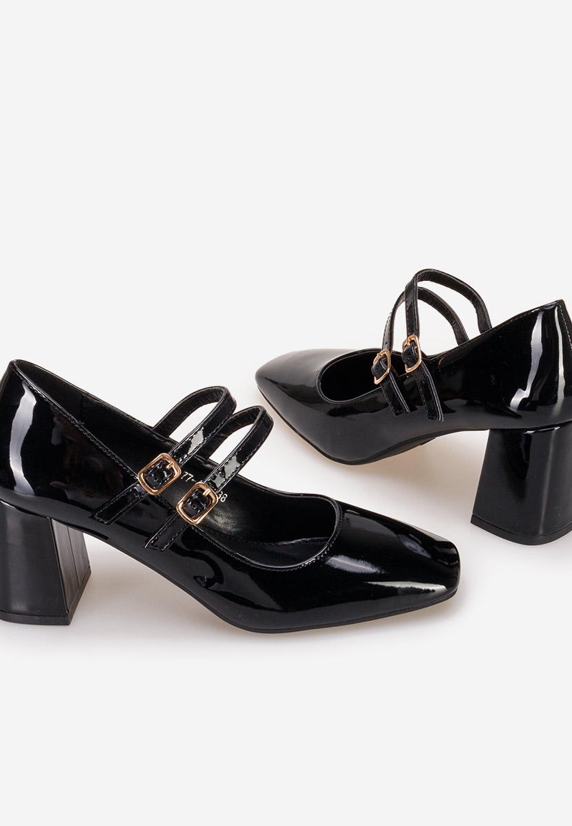 Décolleté tacco largo Zerena nero