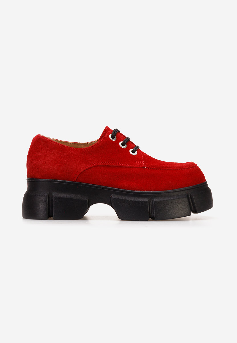Scarpe basse donna pelle Catarina Rosso