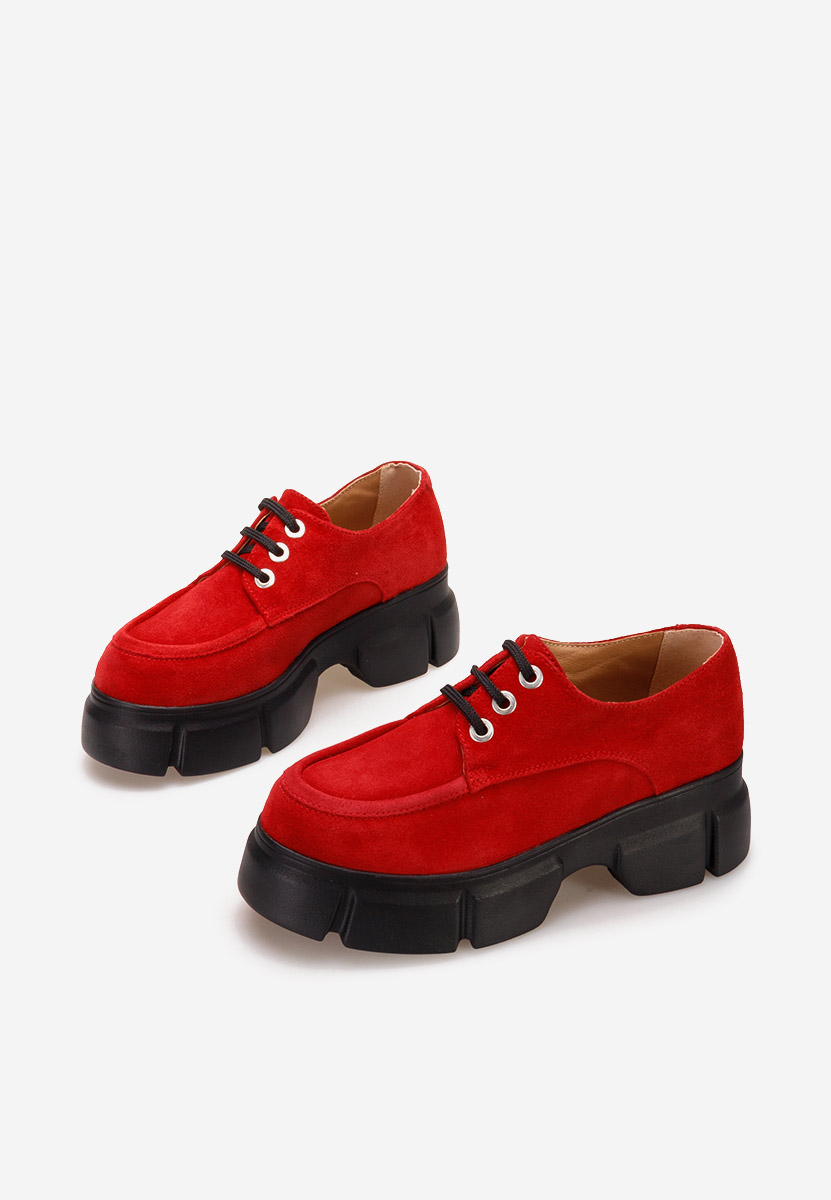 Scarpe basse donna pelle Catarina Rosso