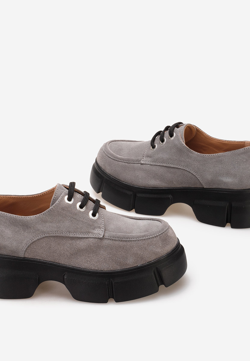 Scarpe con plateau Catarina Grigio