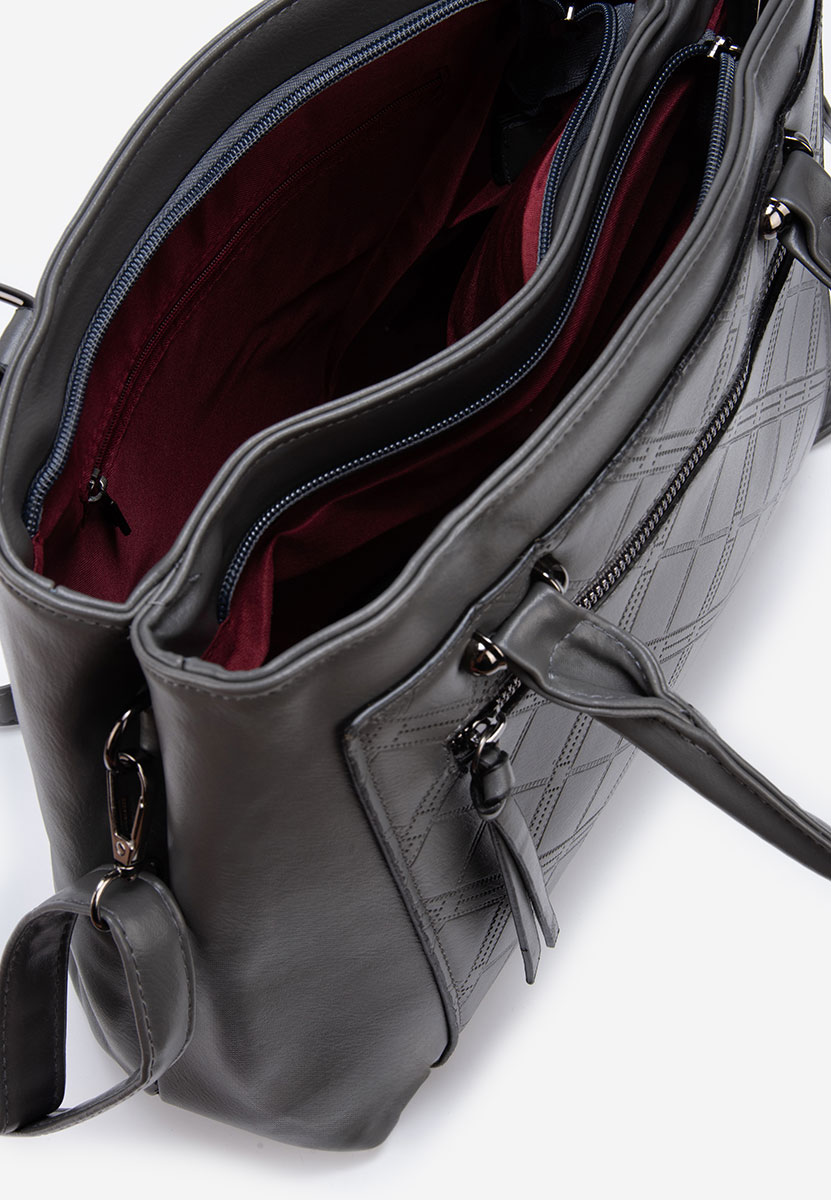 Borsa a mano Ondina grigio