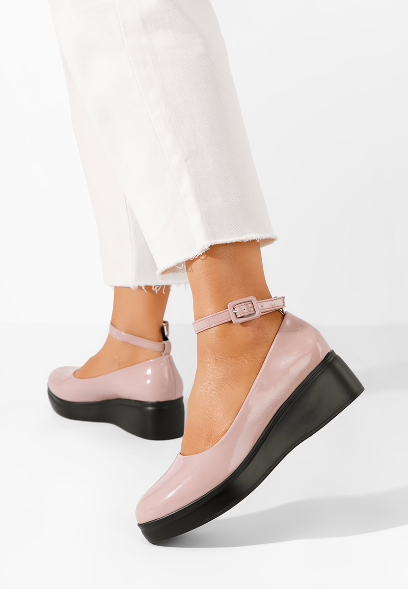 Scarpe con plateau Evelyne V2 rosa