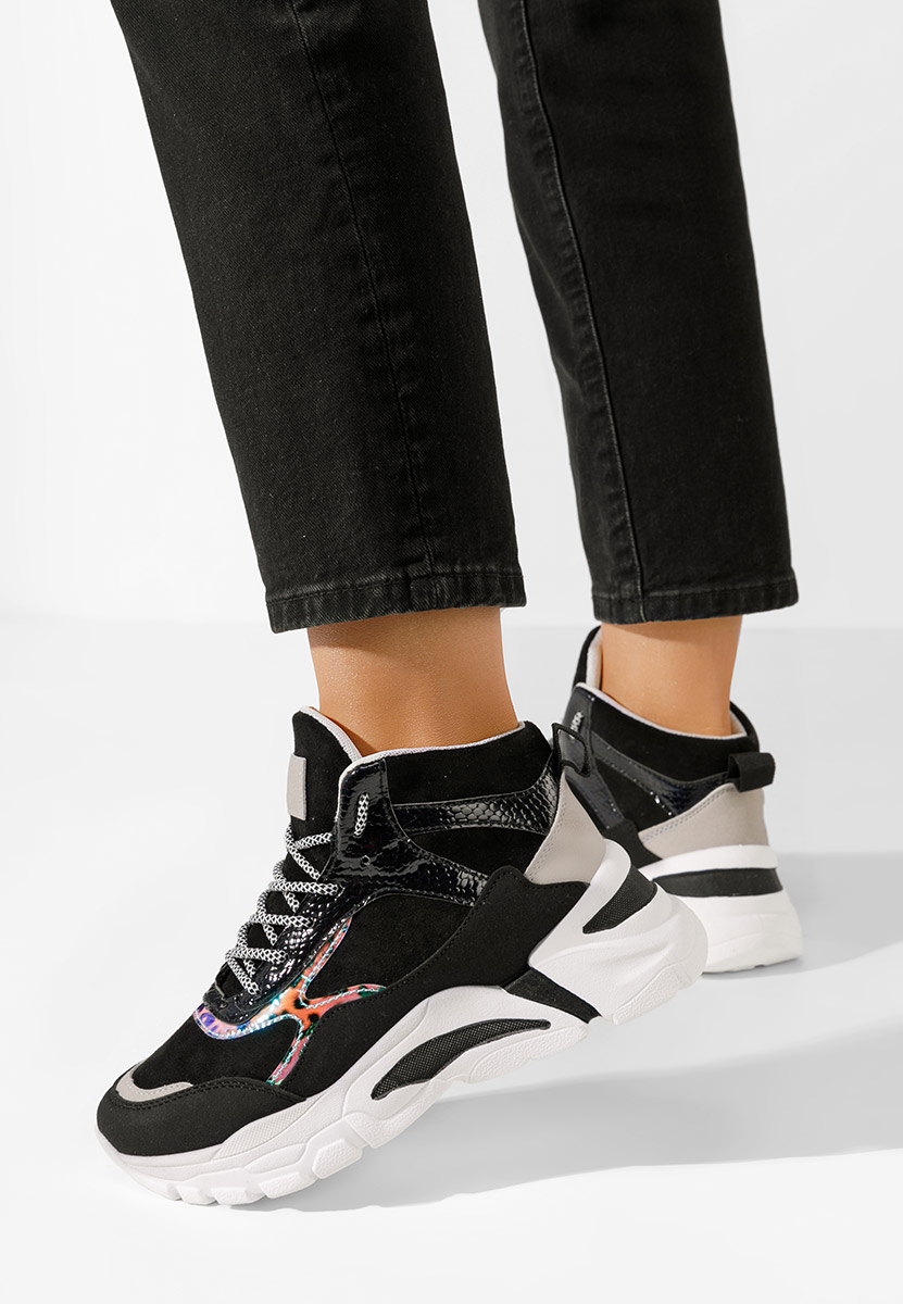 Sneakers donna nero Alicante D2