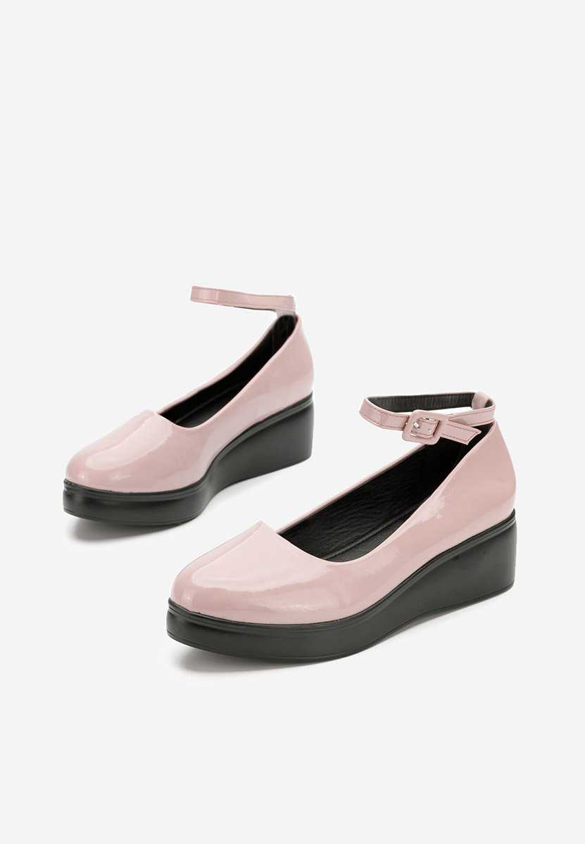 Scarpe con plateau Evelyne V2 rosa