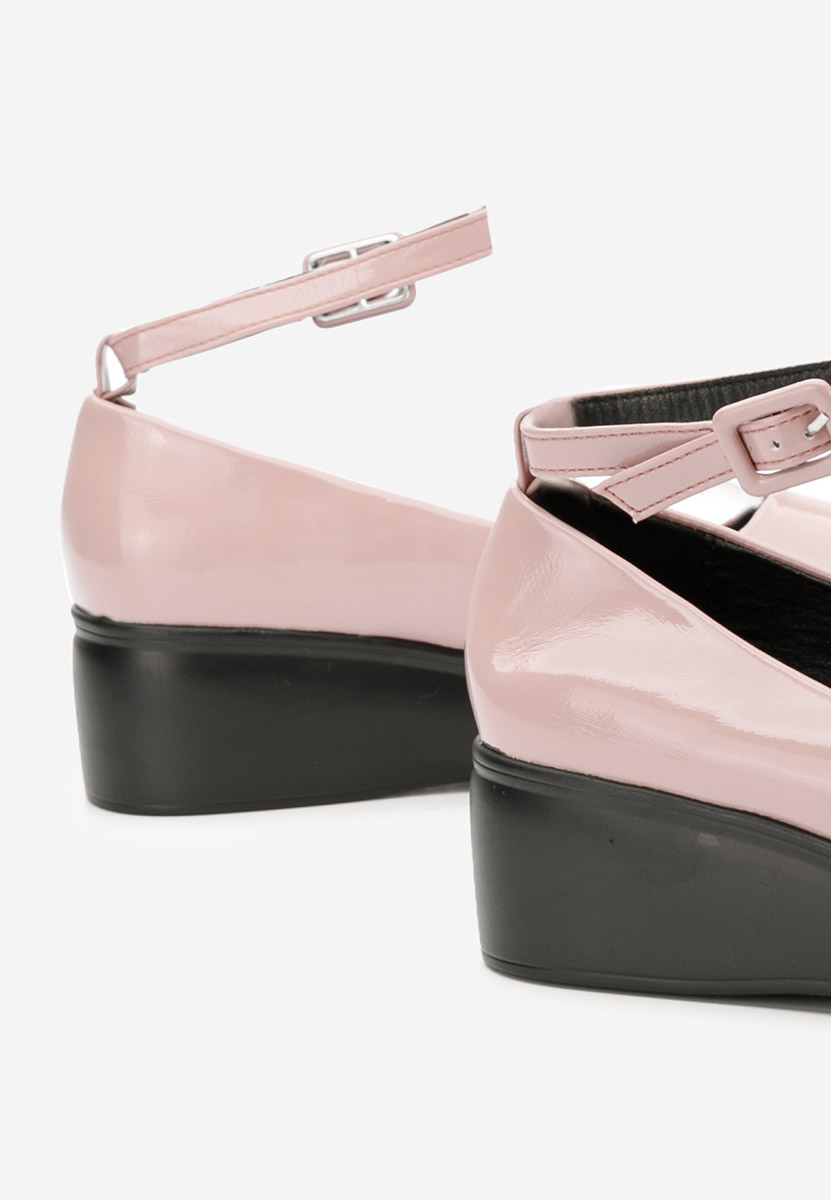 Scarpe con plateau Evelyne V2 rosa