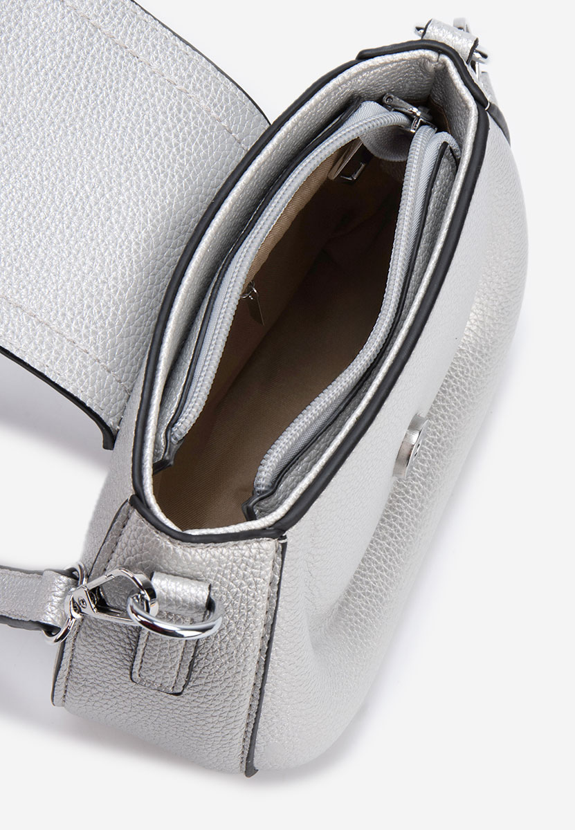 Borsa a mano Laera V4 argento