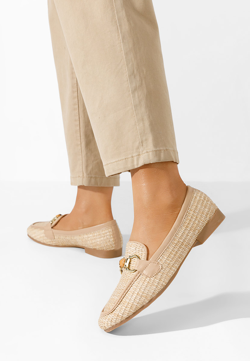 Mocassini da donna Estova beige