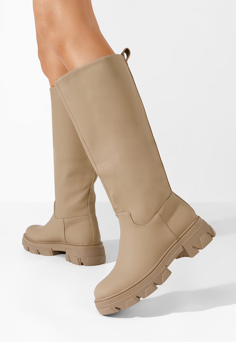 Stivali da donna Fatima cachi