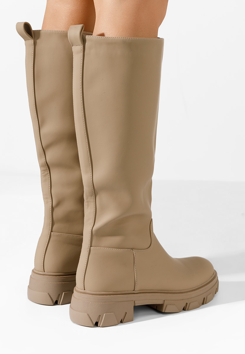 Stivali da donna Fatima cachi