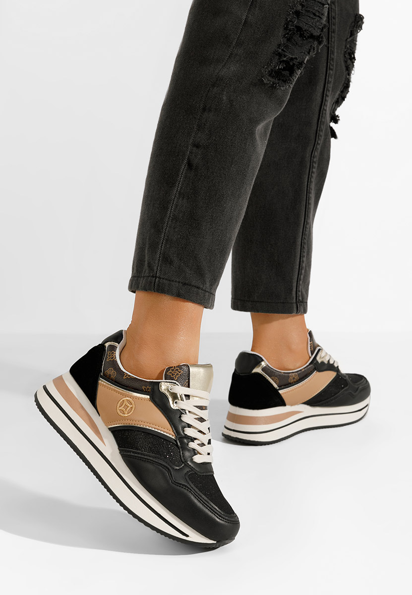 Sneakers con plateau Releh V2 nero