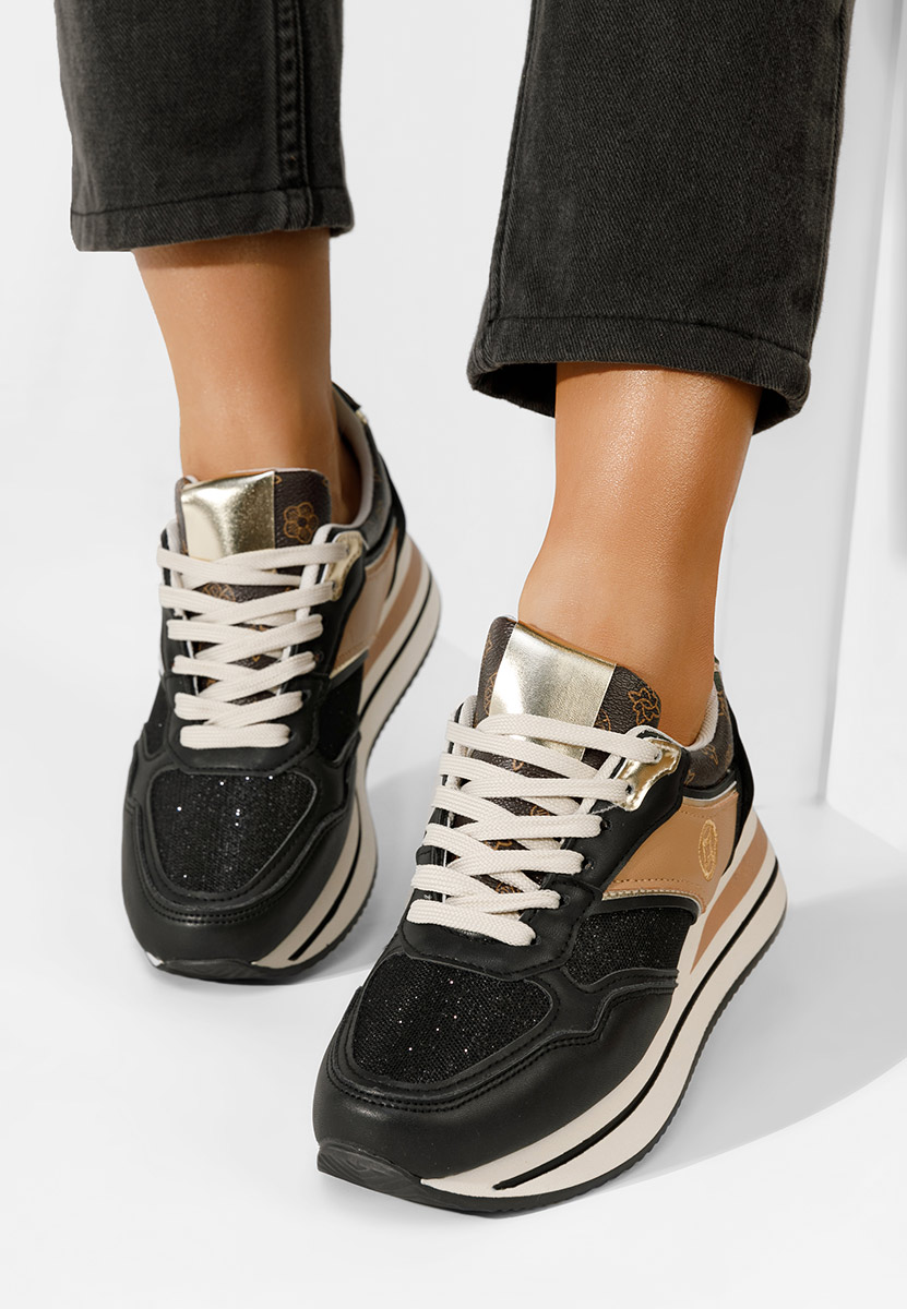 Sneakers con plateau Releh V2 nero