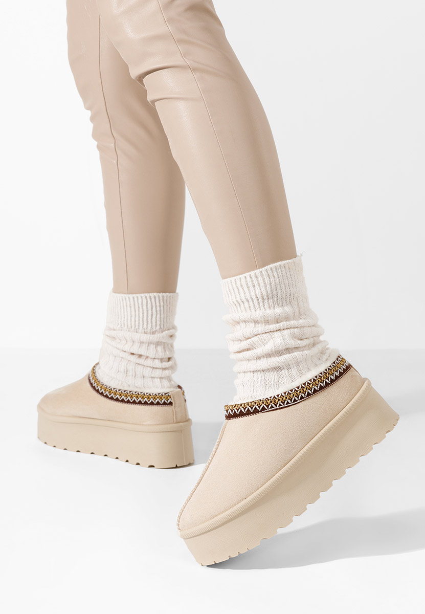 Ciabatte platform Comfy V2 beige