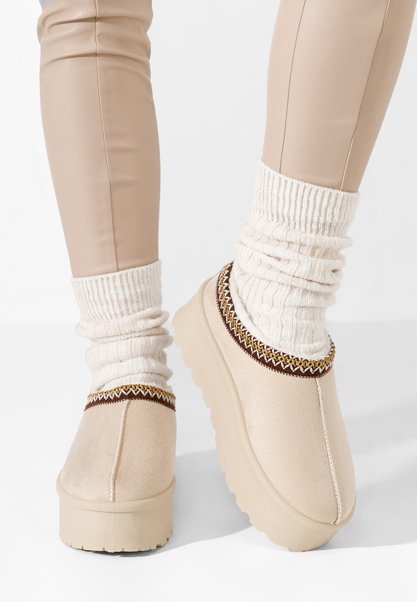 Ciabatte platform Comfy V2 beige