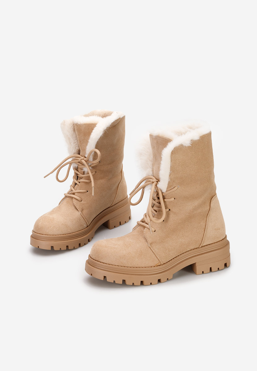 Stivaletti invernali donna Lolia beige