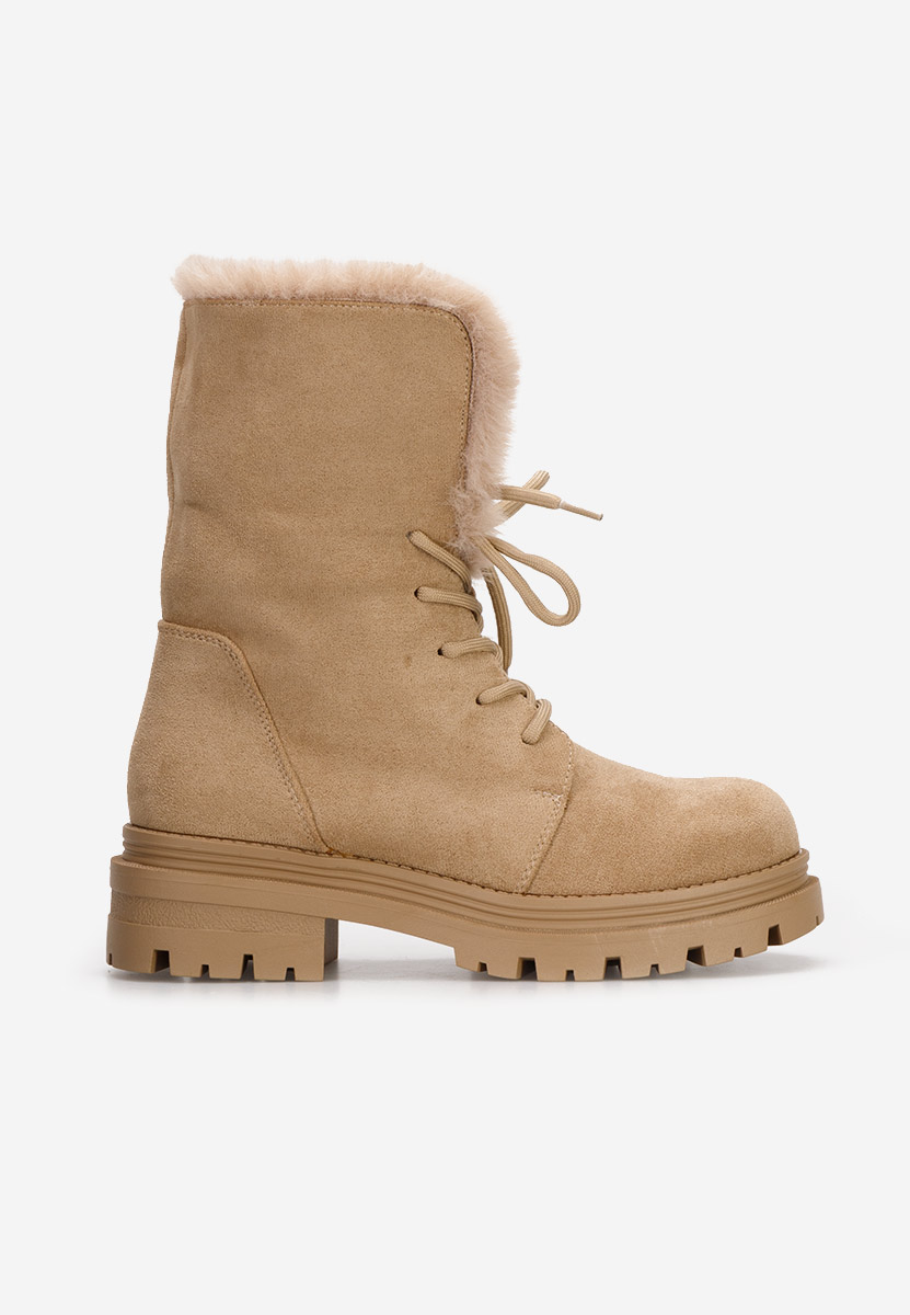 Stivaletti invernali donna Lolia cachi