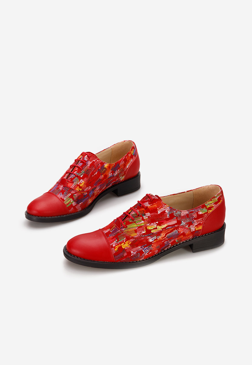 Scarpe oxford donna Genave V6 rosso