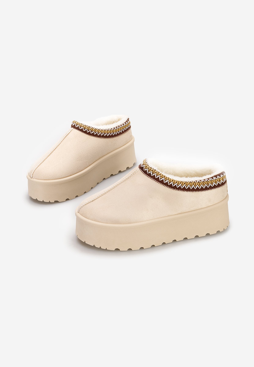 Ciabatte platform Comfy V2 beige