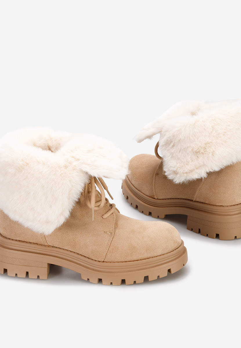 Stivaletti invernali donna Lolia beige
