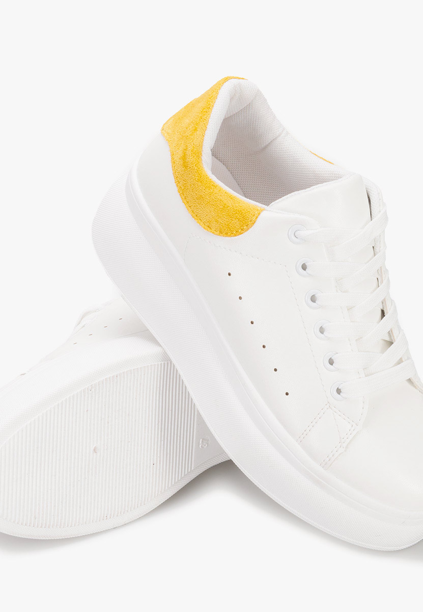 Sneakers con plateau Adeliana bianchi